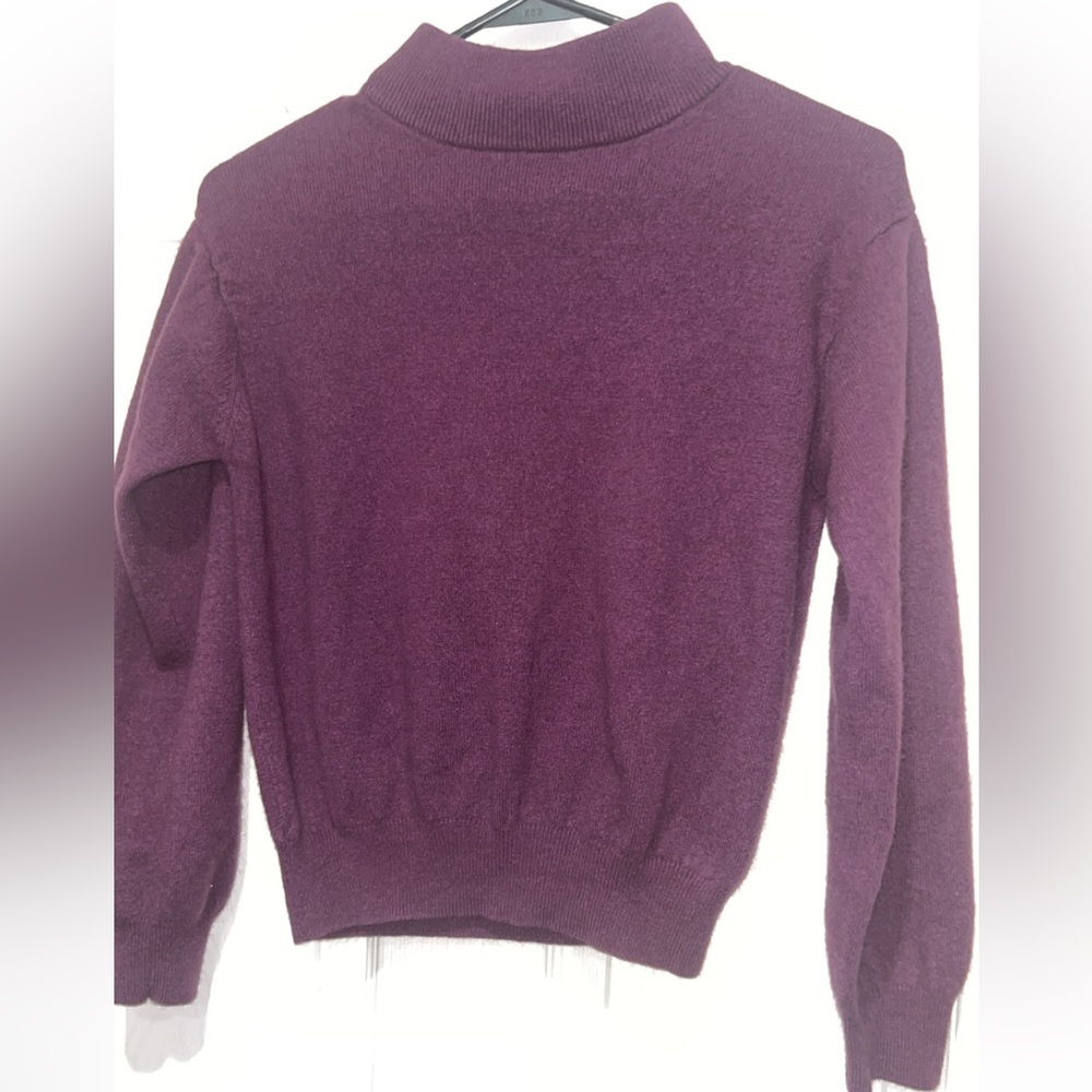Greyland purple 100% Cashmere sweater Size M #luxury #knitwear